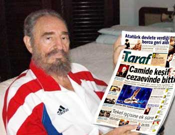 Фидель Кастро на отдыхе в 2006 году в спортивном костюме от Адидас