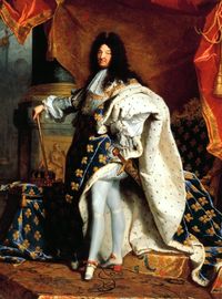 Людовик XIV в туфлях на красных каблуках